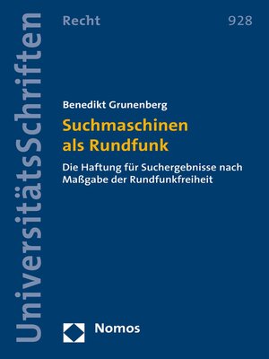 cover image of Suchmaschinen als Rundfunk